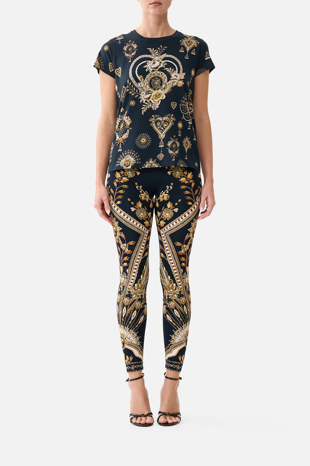 CAMILLA Slim Fit Round Neck T-shirt Taurus Rising - Image 1