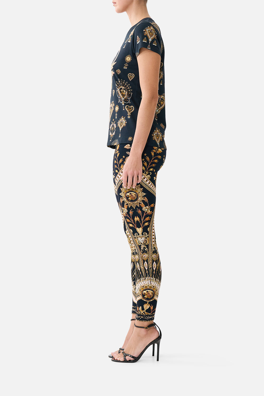 MNCAM131026140621468_3 CAMILLA Slim Fit Round Neck T-shirt Taurus Rising - Image 3