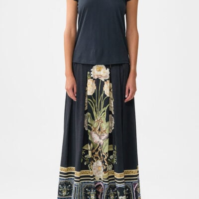 CAMILLA Slim Fit Round Neck T-shirt Ottoman Elegance - Image 1