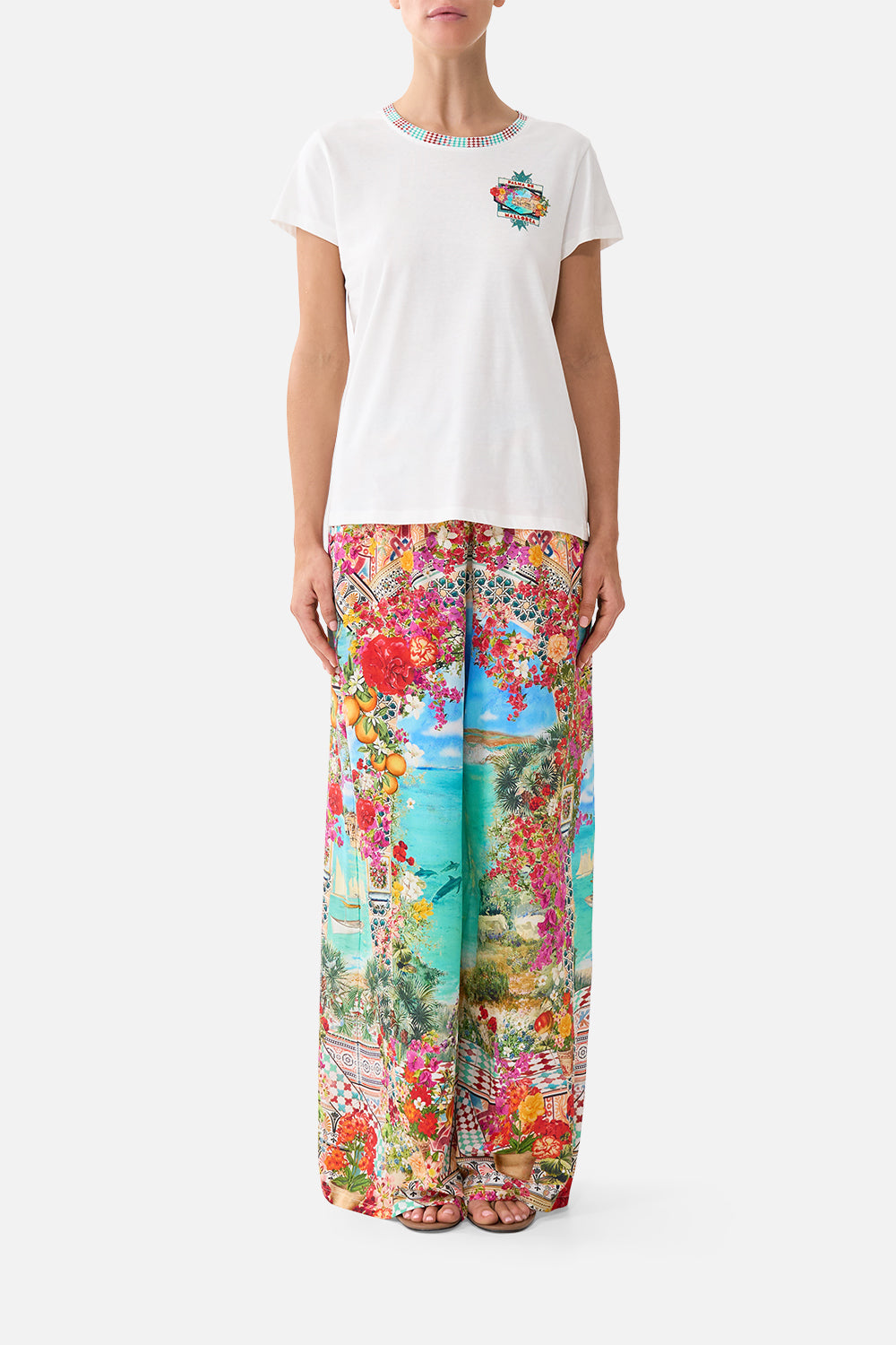 CAMILLA Slim Fit Round Neck T-shirt Meet ME - Image 1