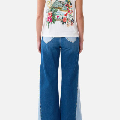 CAMILLA Slim Fit Round Neck T-shirt LA Belle Botanique - Image 2
