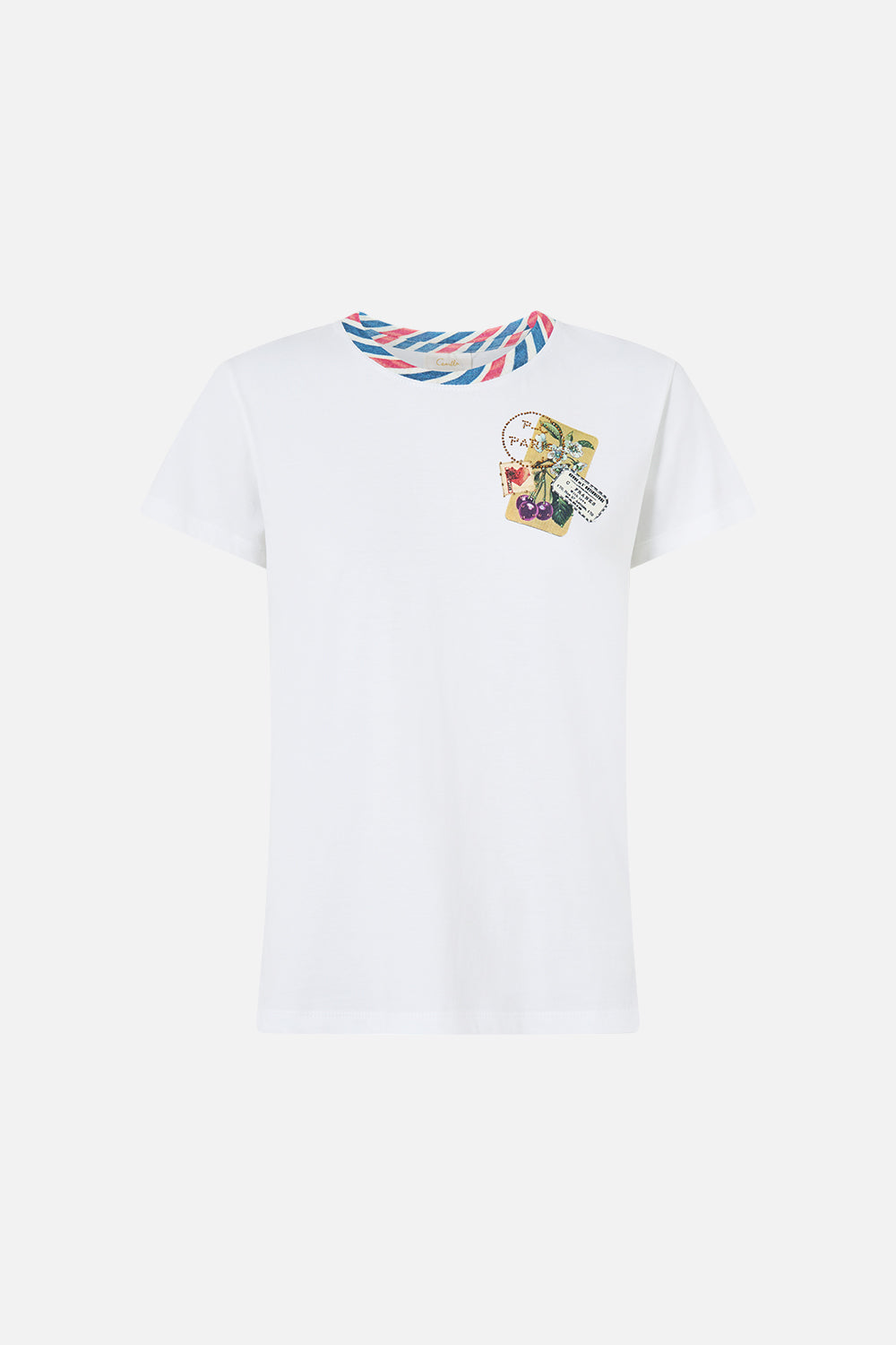 MNCAM131026140621473_3 CAMILLA Slim Fit Round Neck T-shirt LA Belle Botanique - Image 3