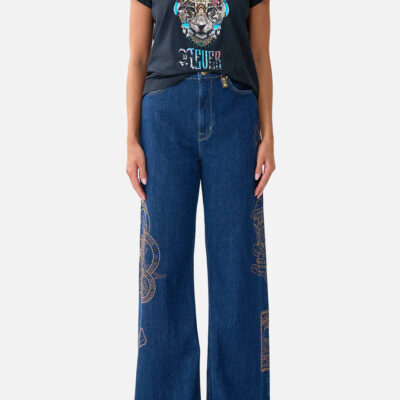 CAMILLA Slim Fit Round Neck T-shirt Butterfly Bohemia - Image 1