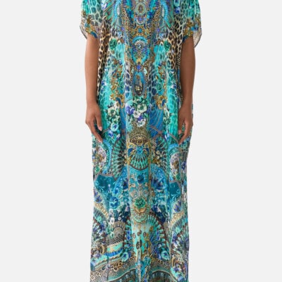 CAMILLA Slim Fit Kaftan With Split Flamenco Euphoria - Image 1