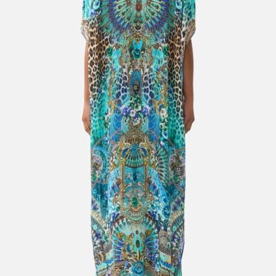 CAMILLA Slim Fit Kaftan With Split Flamenco Euphoria - Image 2