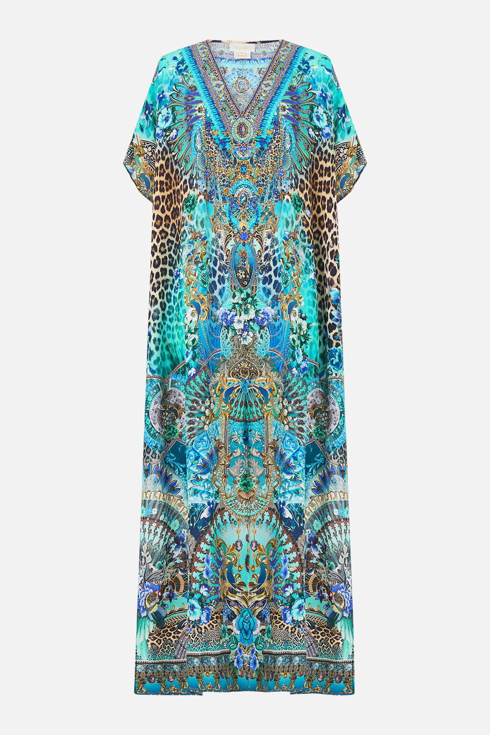 CAMILLA Slim Fit Kaftan With Split Flamenco Euphoria - Image 3