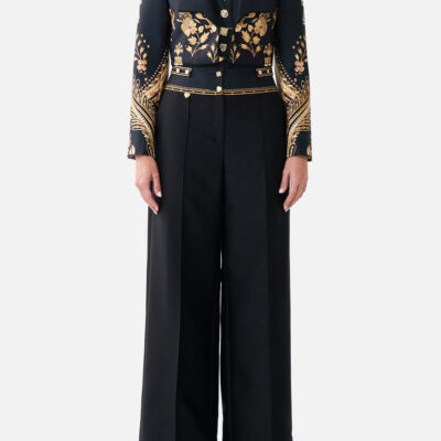CAMILLA Slim Fit Cropped Jacket Taurus Rising - Image 1