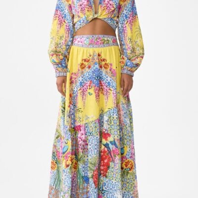 CAMILLA Skirt With Shaped Seam Sultanahmet Summer - Image 1