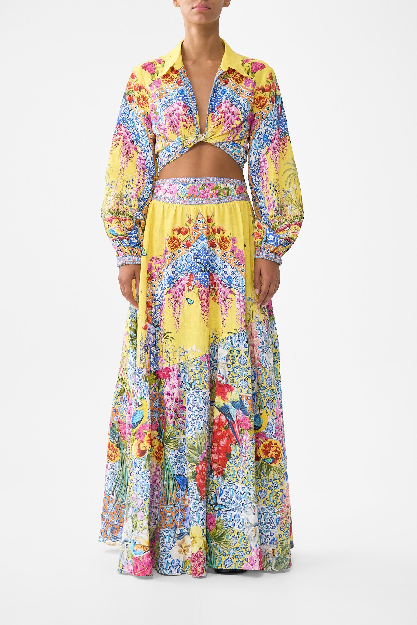 CAMILLA Skirt With Shaped Seam Sultanahmet Summer - Image 1