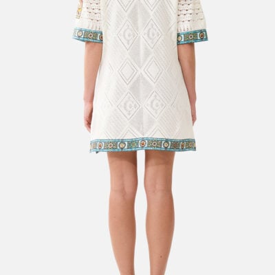 CAMILLA Silk Collar Knit Tunic Magic OF the Mercado - Image 2