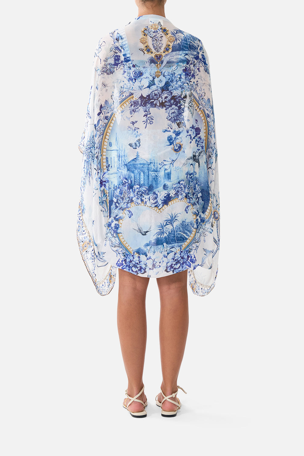 MNCAM131026140621495_2 CAMILLA Silk Chiffon Shrug the Porcelain Parlour - Image 2