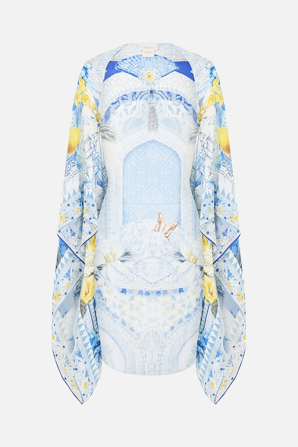 CAMILLA Silk Chiffon Shrug DE Nada Granada - Image 1