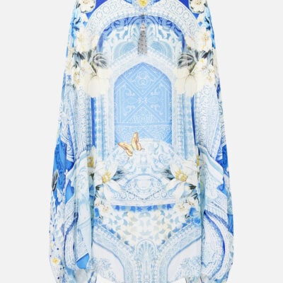 CAMILLA Silk Chiffon Shrug DE Nada Granada - Image 2