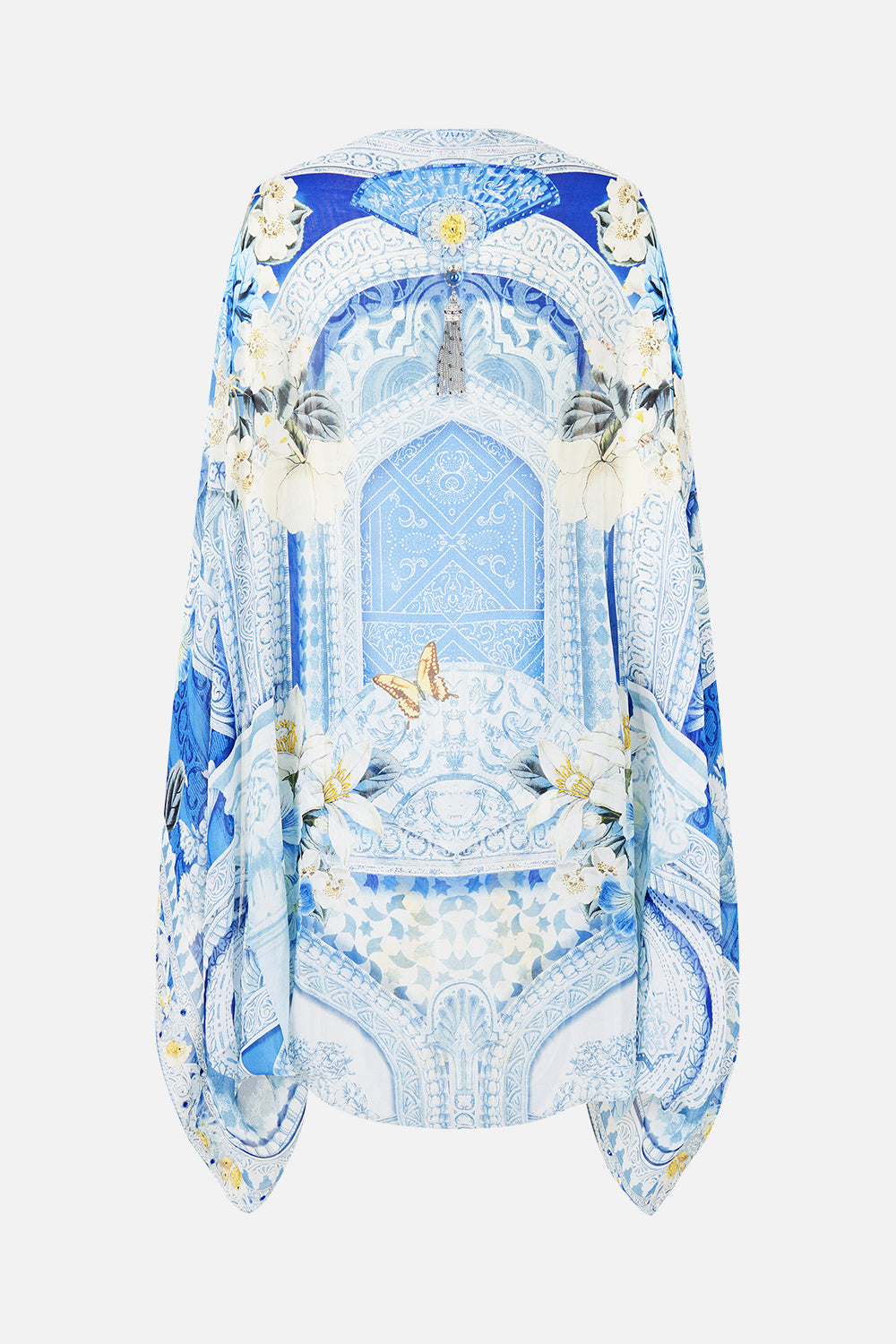 MNCAM131026140621504_2 CAMILLA Silk Chiffon Shrug DE Nada Granada - Image 2