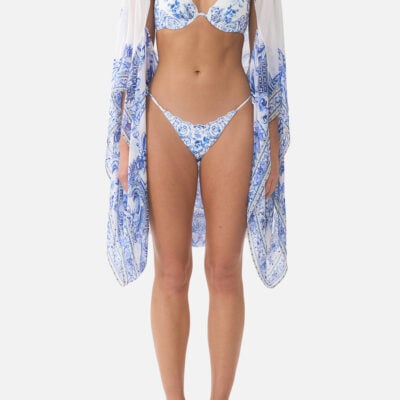 CAMILLA Silk Chiffon Shrug Ceramic Panoramic - Image 1