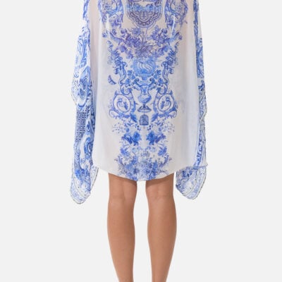 CAMILLA Silk Chiffon Shrug Ceramic Panoramic - Image 2
