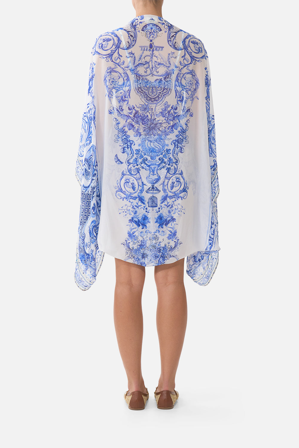 MNCAM131026140621506_2 CAMILLA Silk Chiffon Shrug Ceramic Panoramic - Image 2
