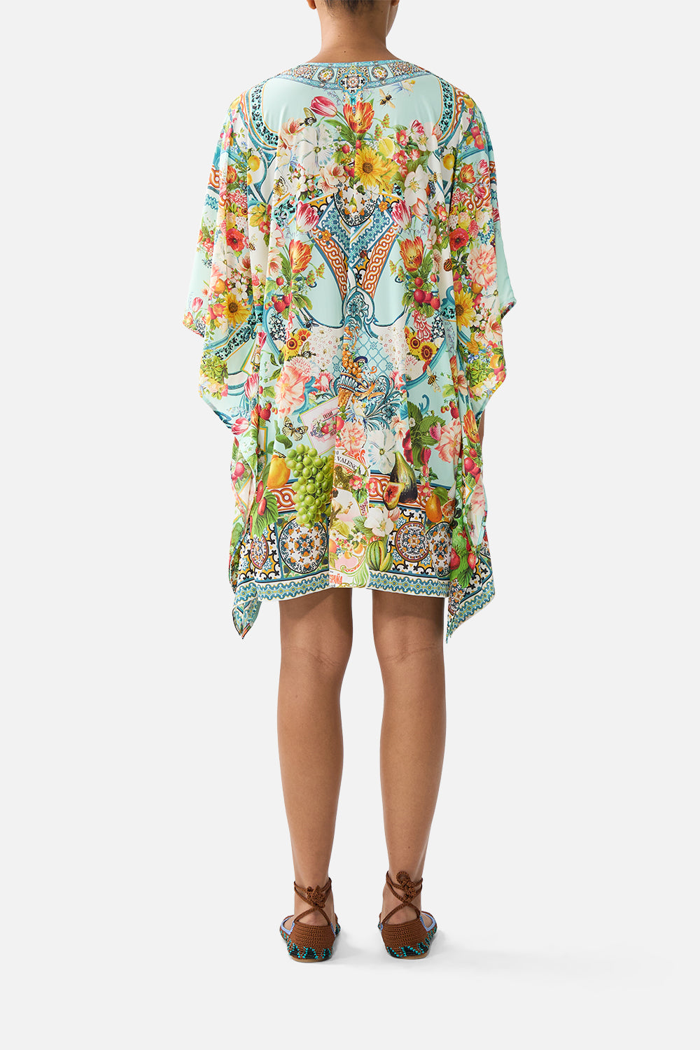 MNCAM131026140621520_2 CAMILLA Short V Neck Kaftan W Ring Front Trim Magic OF the Mercado - Image 2