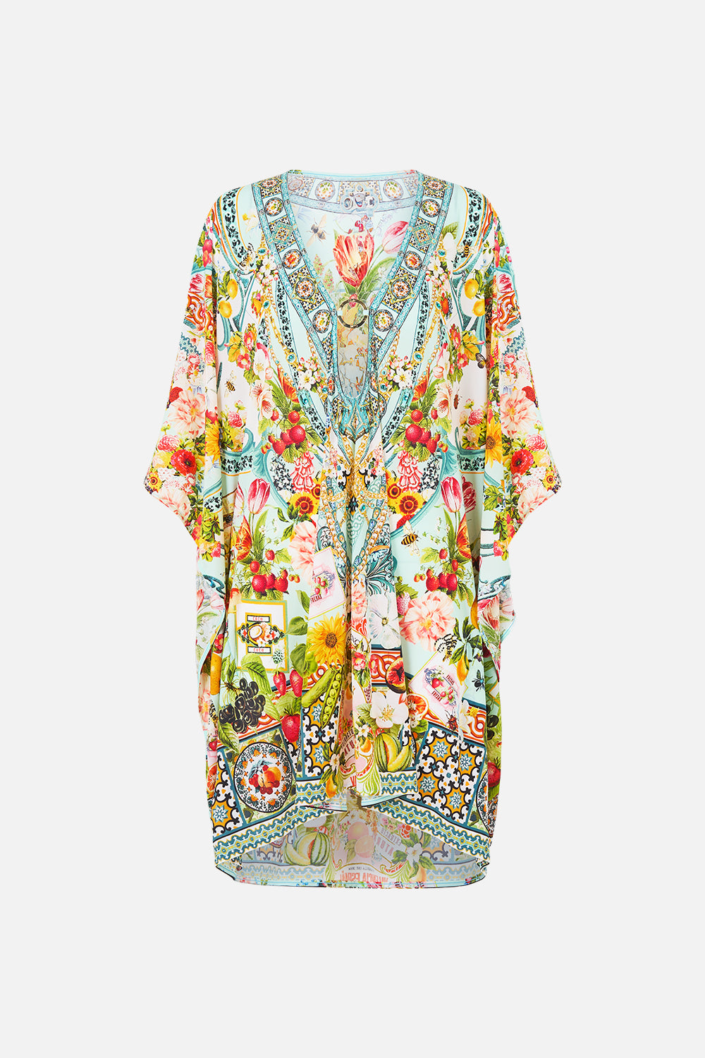 MNCAM131026140621520_3 CAMILLA Short V Neck Kaftan W Ring Front Trim Magic OF the Mercado - Image 3