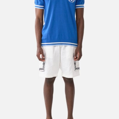 CAMILLA Short Sleeve Quarter Zip Knit Polo Shirt DE Nada Granada - Image 1
