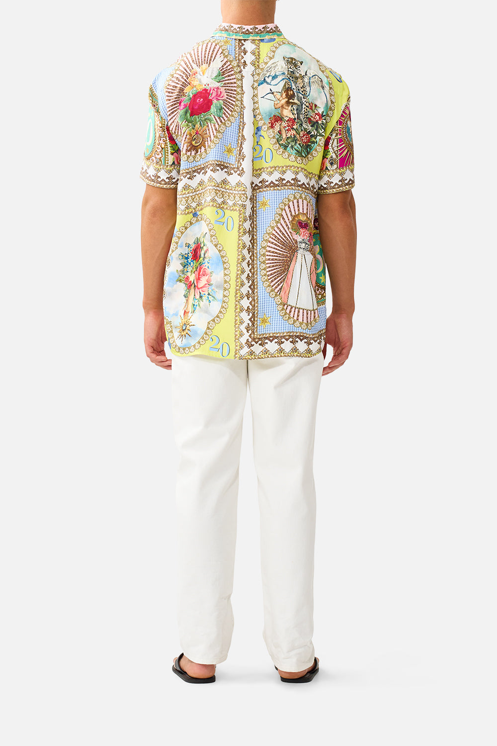 MNCAM131026140621528_2 CAMILLA Short Sleeve Oversized Shirt Painted Prayers - Image 2