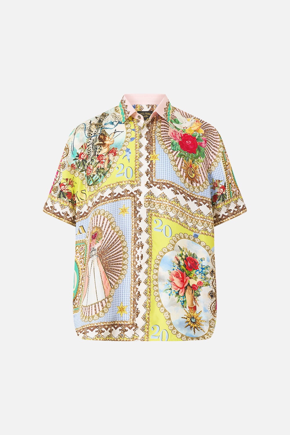 MNCAM131026140621528_3 CAMILLA Short Sleeve Oversized Shirt Painted Prayers - Image 3
