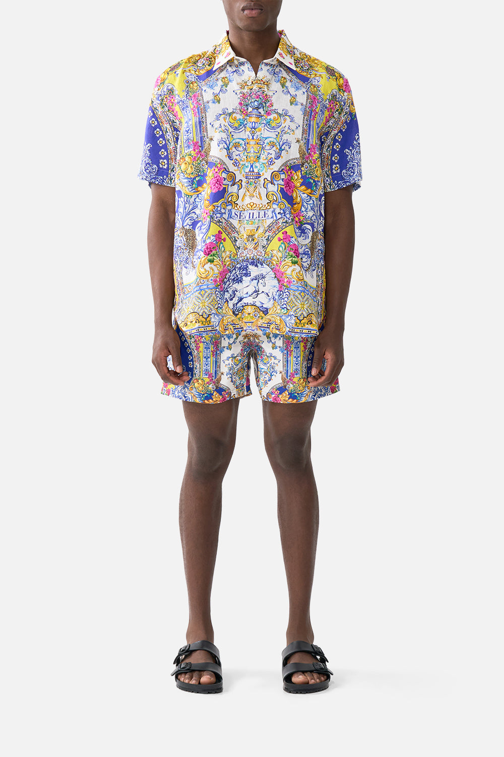 CAMILLA Short Sleeve Oversized Shirt España Nirvana - Image 1