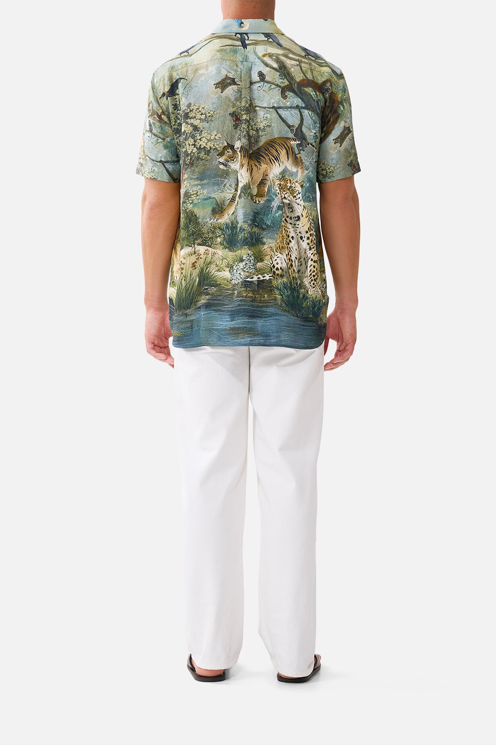 MNCAM131026140621530_2 CAMILLA Short Sleeve Oversized Shirt Animals - Image 2