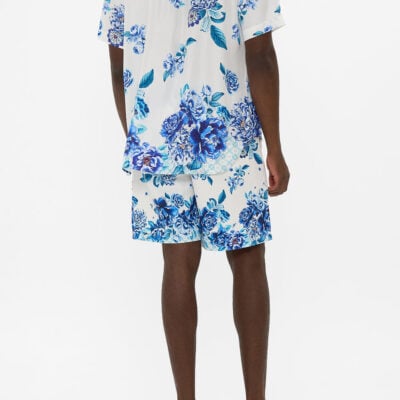 CAMILLA Short Sleeve Oversized Shirt A Ceramic Garden - Image 2