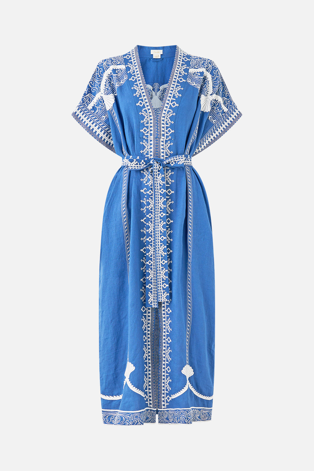 MNCAM131026140621533_3 CAMILLA Short Sleeve Kaftan With Tie Waist DE Nada Granada - Image 3