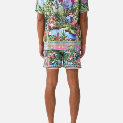 CAMILLA Short Sleeve Camp Collared Shirt Turkish Delight - Image 2