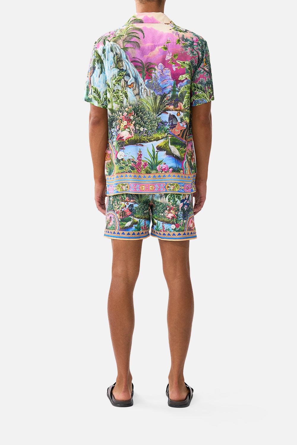 MNCAM131026140621538_2 CAMILLA Short Sleeve Camp Collared Shirt Turkish Delight - Image 2
