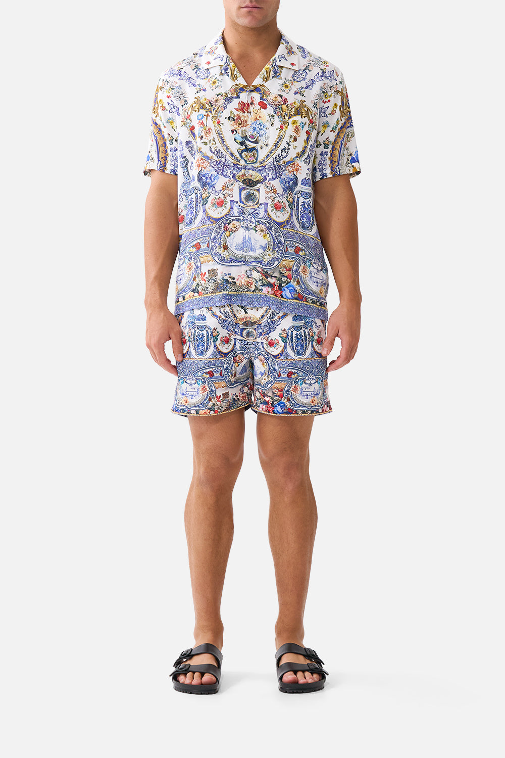 CAMILLA Short Sleeve Camp Collared Shirt the Pottery Parlour - Image 1