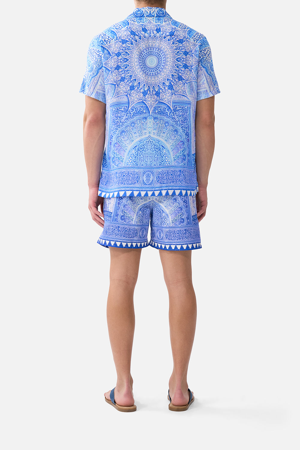 MNCAM131026140621541_2 CAMILLA Short Sleeve Camp Collared Shirt the Bosphorous - Image 2