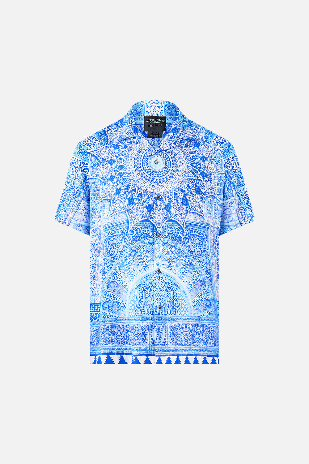 MNCAM131026140621541_3 CAMILLA Short Sleeve Camp Collared Shirt the Bosphorous - Image 3