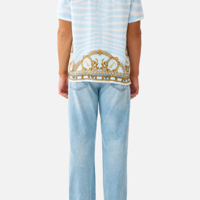 CAMILLA Short Sleeve Camp Collared Shirt Spirit OF Stripes - Image 2