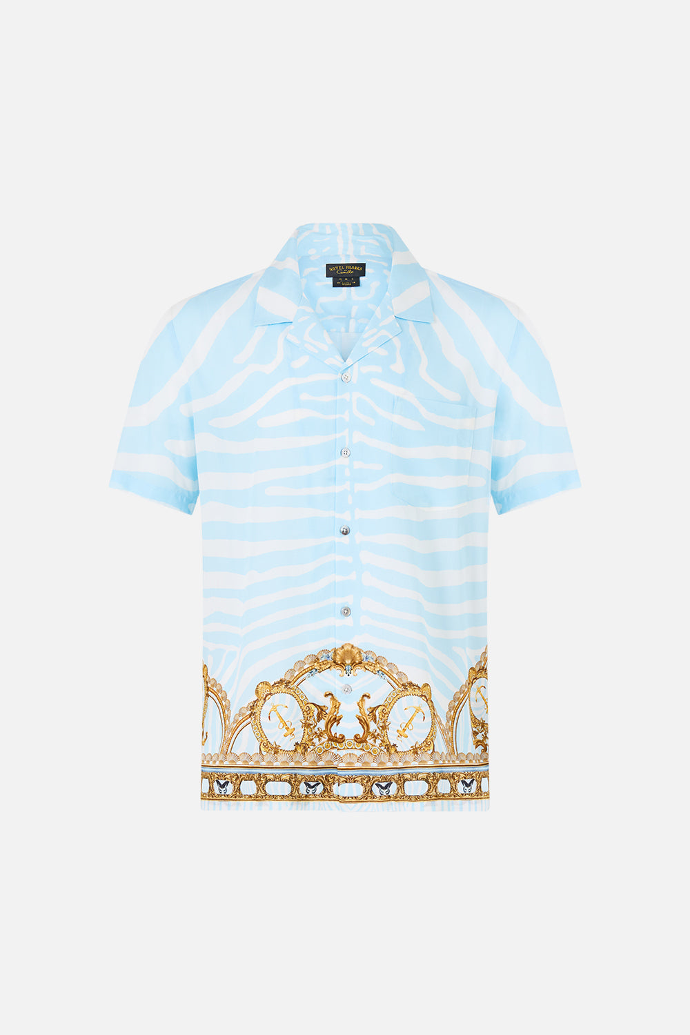 MNCAM131026140621545_3 CAMILLA Short Sleeve Camp Collared Shirt Spirit OF Stripes - Image 3