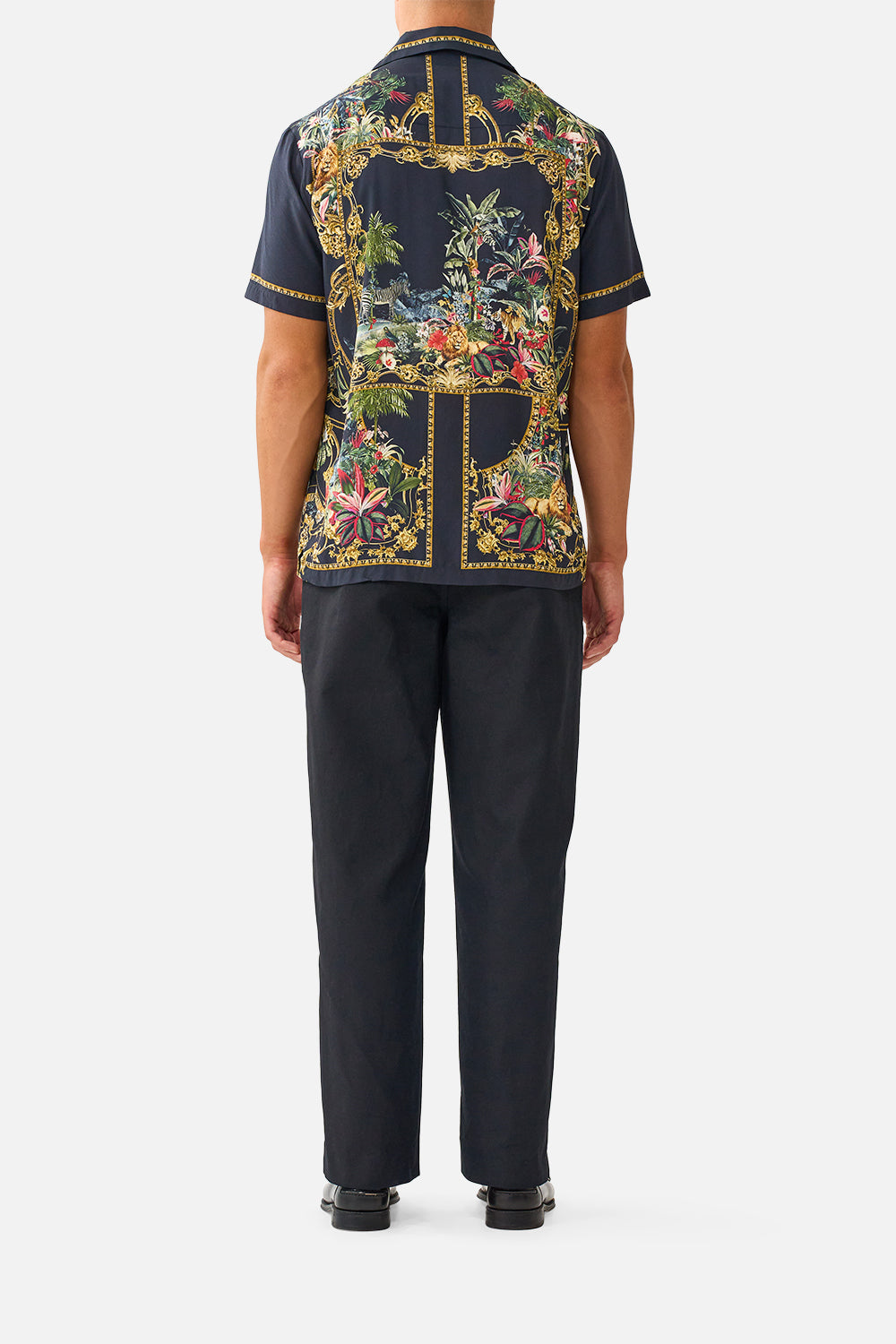 MNCAM131026140621547_2 CAMILLA Short Sleeve Camp Collared Shirt Palace Zoology - Image 2