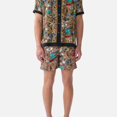 CAMILLA Short Sleeve Camp Collared Shirt Nazar Nirvana - Image 1