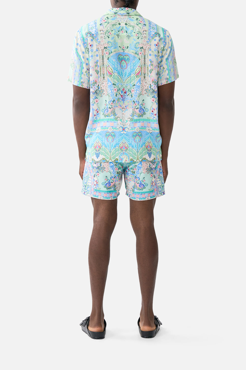 MNCAM131026140621549_2 CAMILLA Short Sleeve Camp Collared Shirt Midsummer Mosaics - Image 2