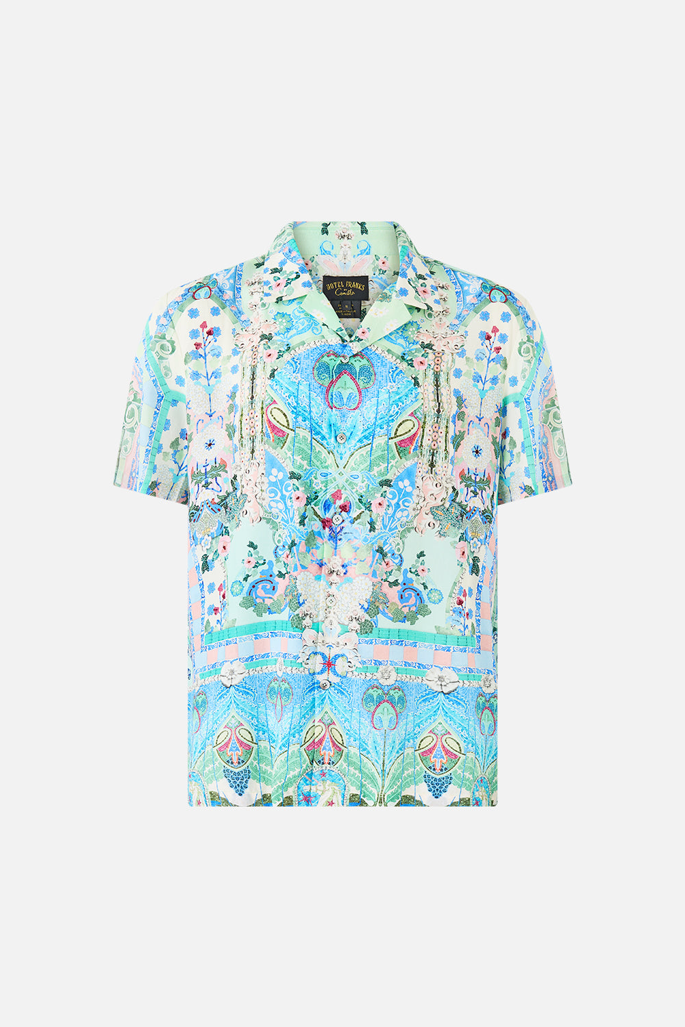 MNCAM131026140621549_3 CAMILLA Short Sleeve Camp Collared Shirt Midsummer Mosaics - Image 3