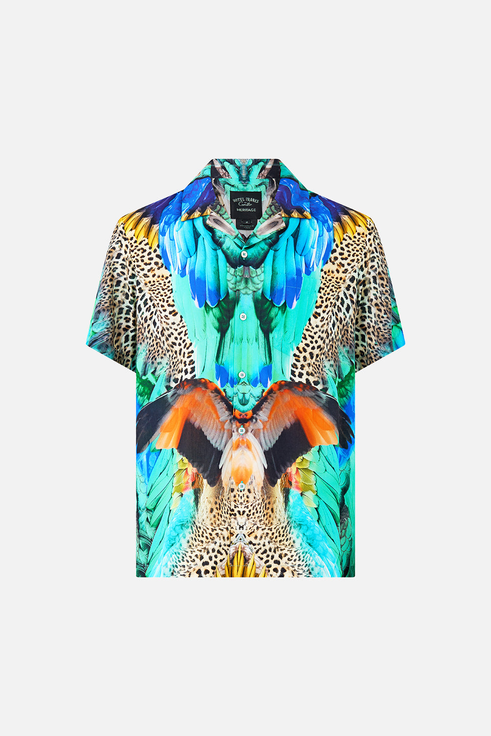 MNCAM131026140621553_3 CAMILLA Short Sleeve Camp Collared Shirt Jungle Flight - Image 3