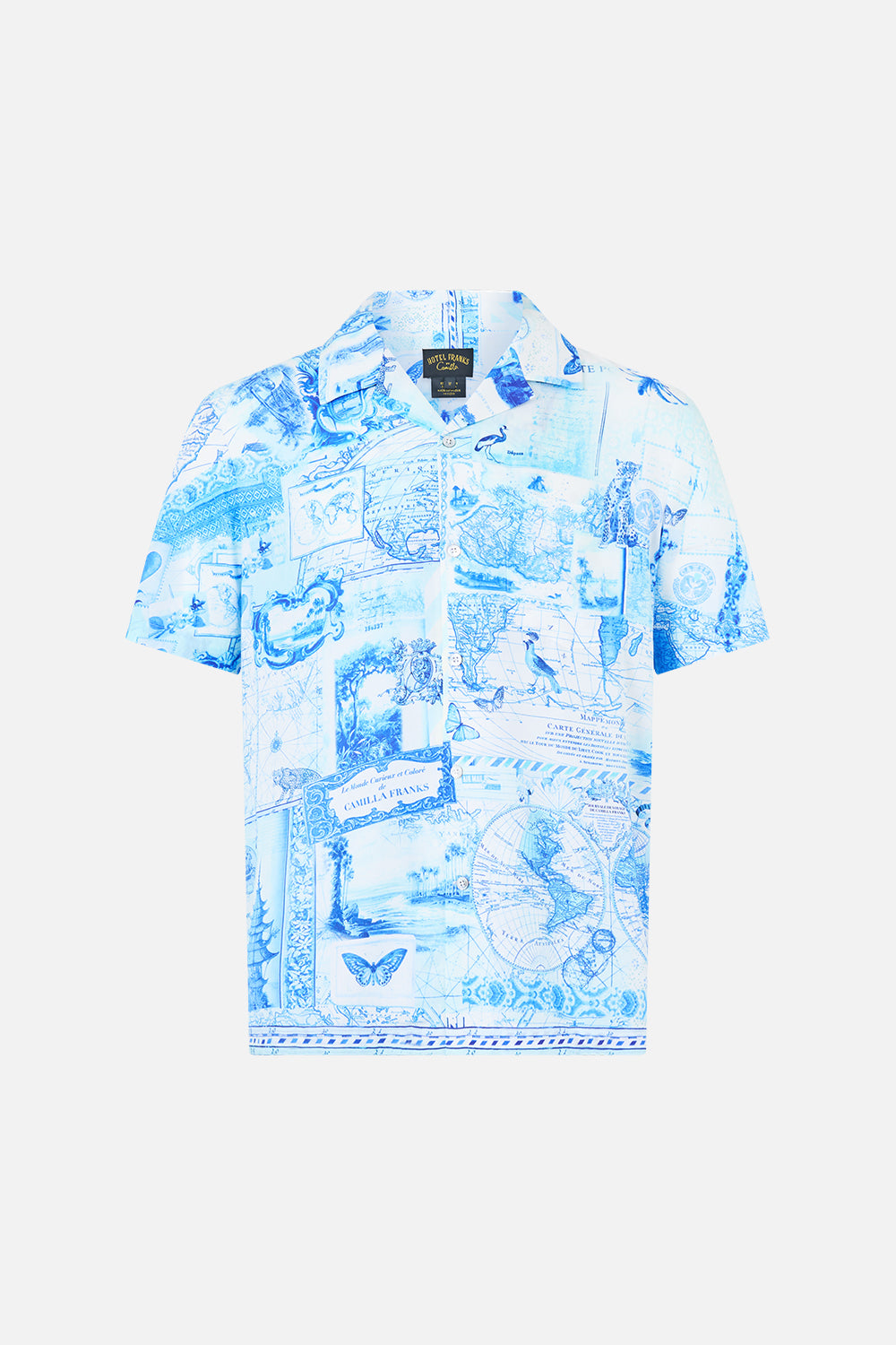 MNCAM131026140621554_3 CAMILLA Short Sleeve Camp Collared Shirt Journal DE Voyage - Image 3