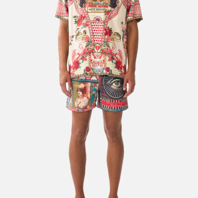 CAMILLA Short Sleeve Camp Collared Shirt High Class Hookah - Image 1