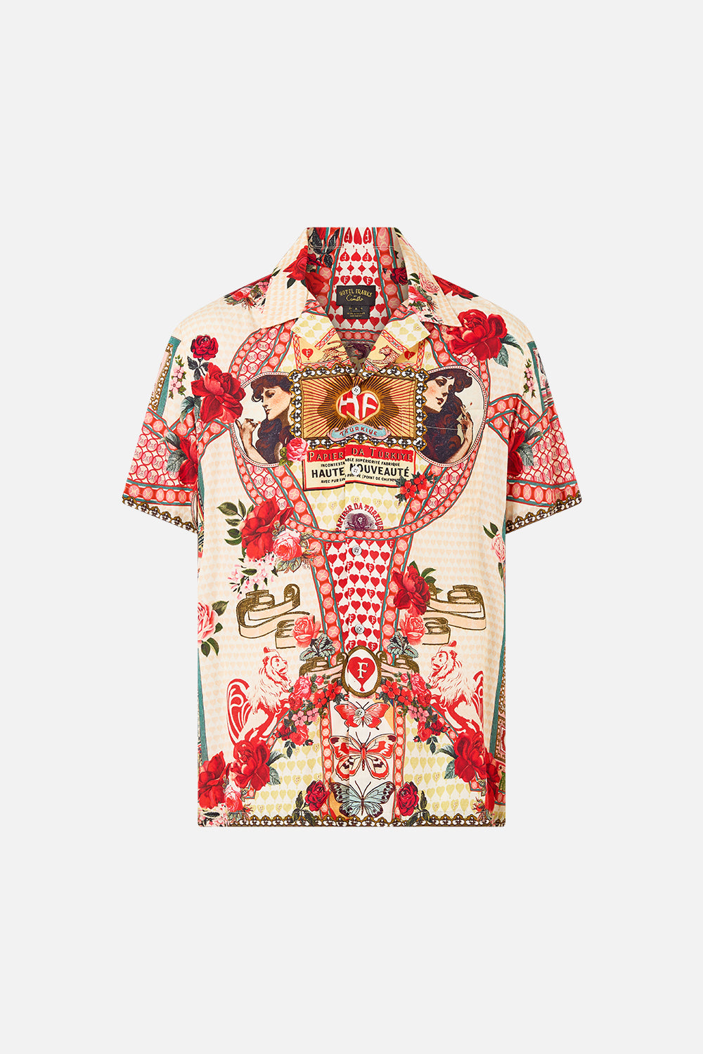 MNCAM131026140621555_3 CAMILLA Short Sleeve Camp Collared Shirt High Class Hookah - Image 3