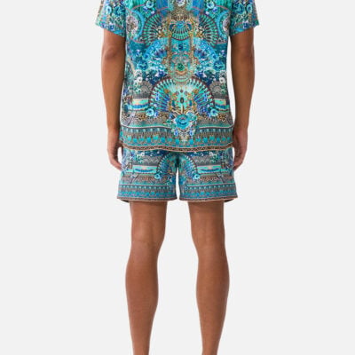 CAMILLA Short Sleeve Camp Collared Shirt Flamenco Euphoria - Image 2