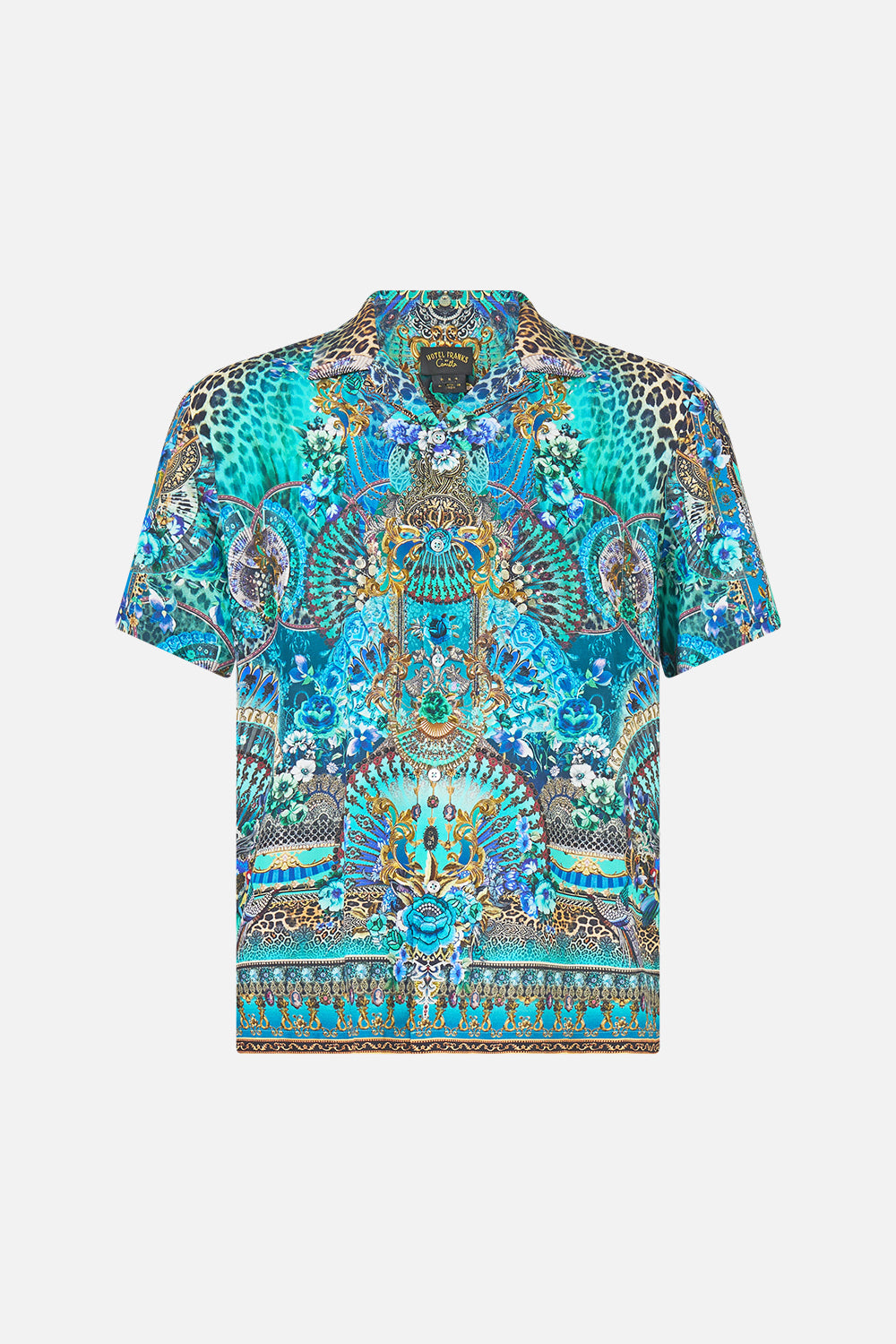 MNCAM131026140621556_3 CAMILLA Short Sleeve Camp Collared Shirt Flamenco Euphoria - Image 3