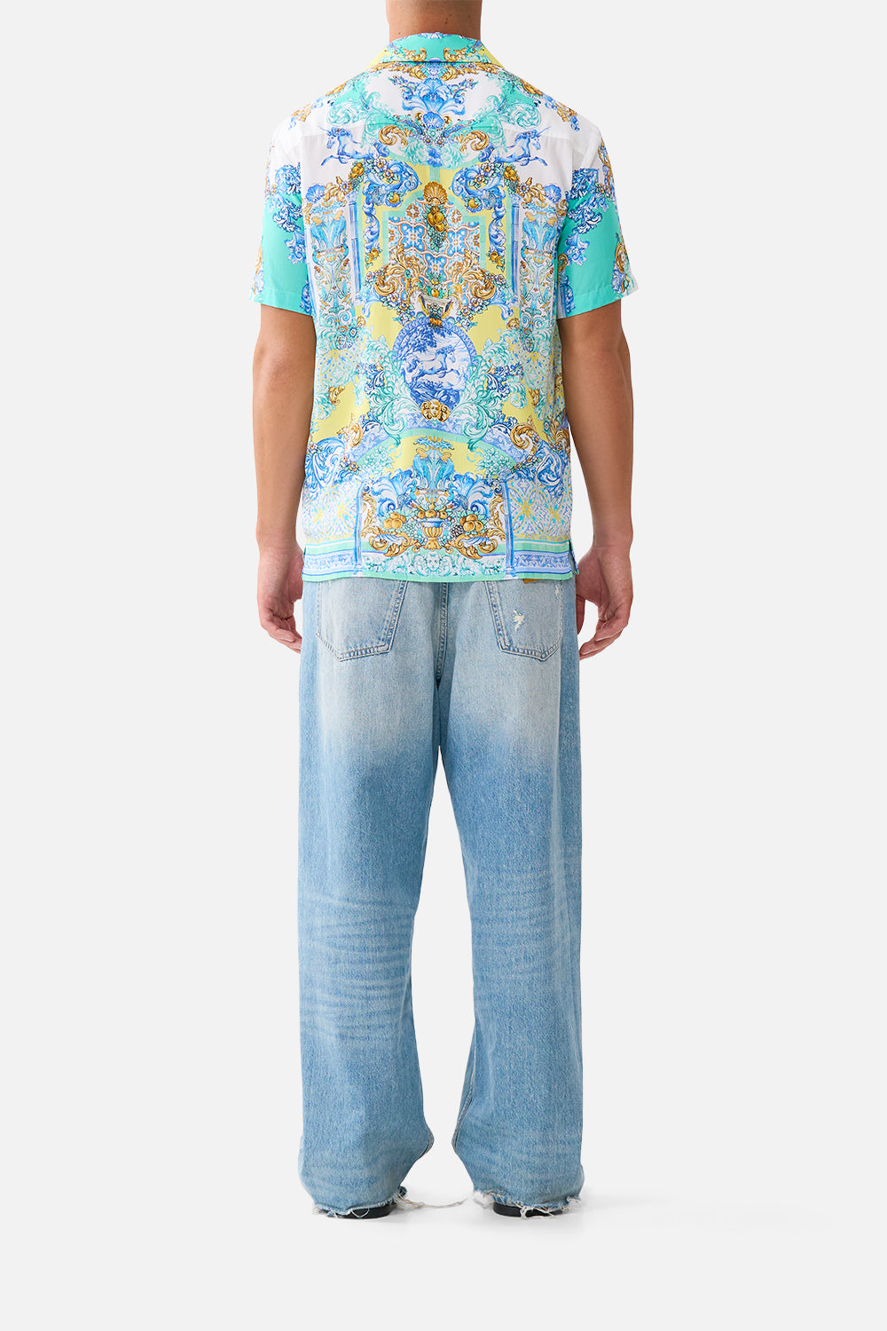 MNCAM131026140621557_2 CAMILLA Short Sleeve Camp Collared Shirt Dial UP the Tiles - Image 2