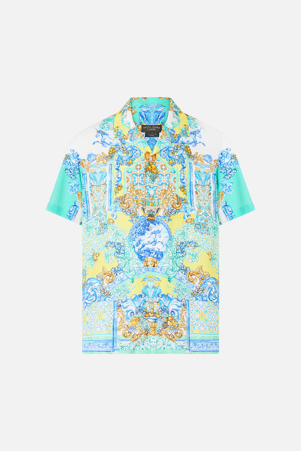 MNCAM131026140621557_3 CAMILLA Short Sleeve Camp Collared Shirt Dial UP the Tiles - Image 3
