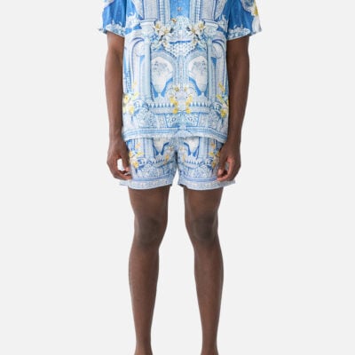 CAMILLA Short Sleeve Camp Collared Shirt DE Nada Granada - Image 1